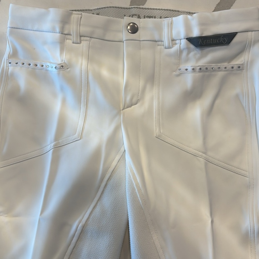 Women white riding breech